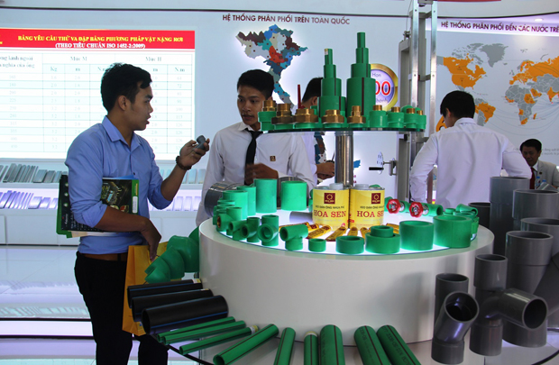 Cửa hàng phân phối ống nhựa tại Vĩnh Long HDPE Hoa Sen