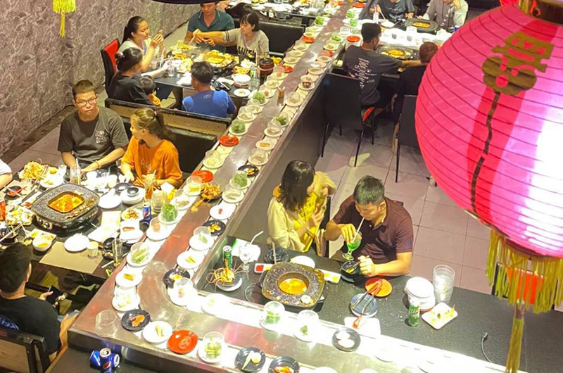 Lẩu Băng Chuyền Kichi - nhà hàng buffet tại Vĩnh Long