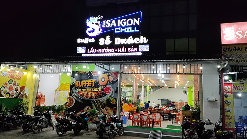 Buffet lẩu - nướng Số Dzach KCN Hoà Phú - nhà hàng buffet Vĩnh Long