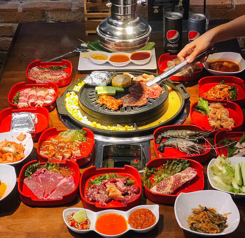 Korean Grill - Buzza BBQ - Những quán ăn ngon và đẹp ở Sài Gòn