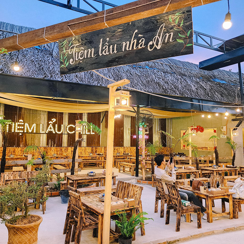 Quán ăn view đẹp Cần Thơ lẩu nhà An