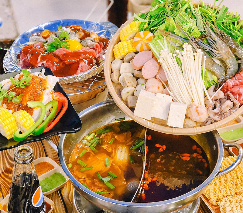 Quán ăn view đẹp Cần Thơ lẩu nhà An