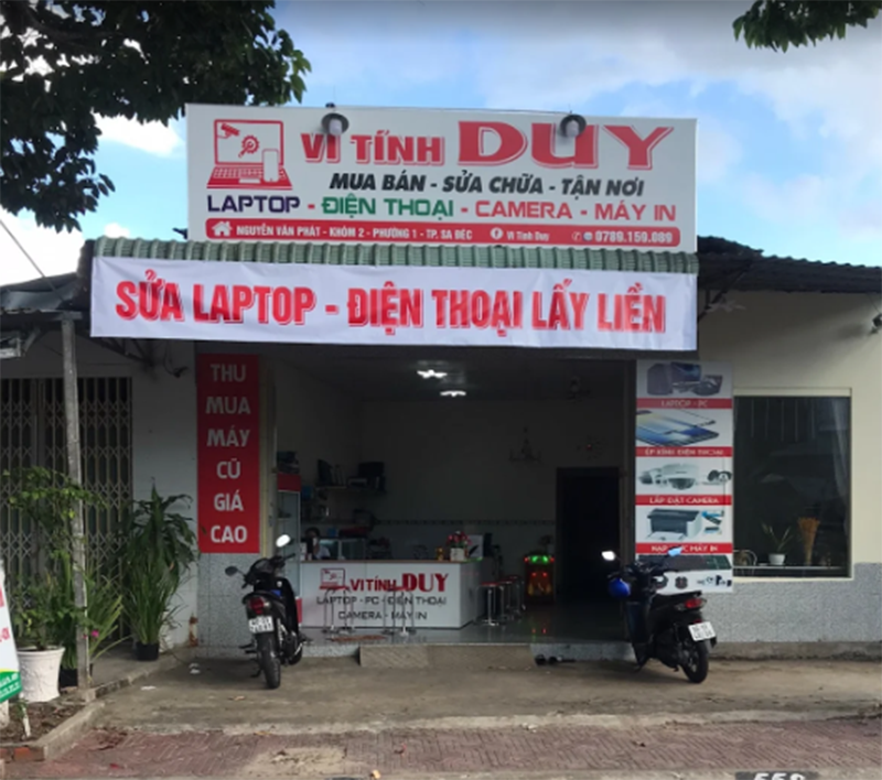 Vi tính Duy Sa Đéc - sửa laptop Đồng Tháp