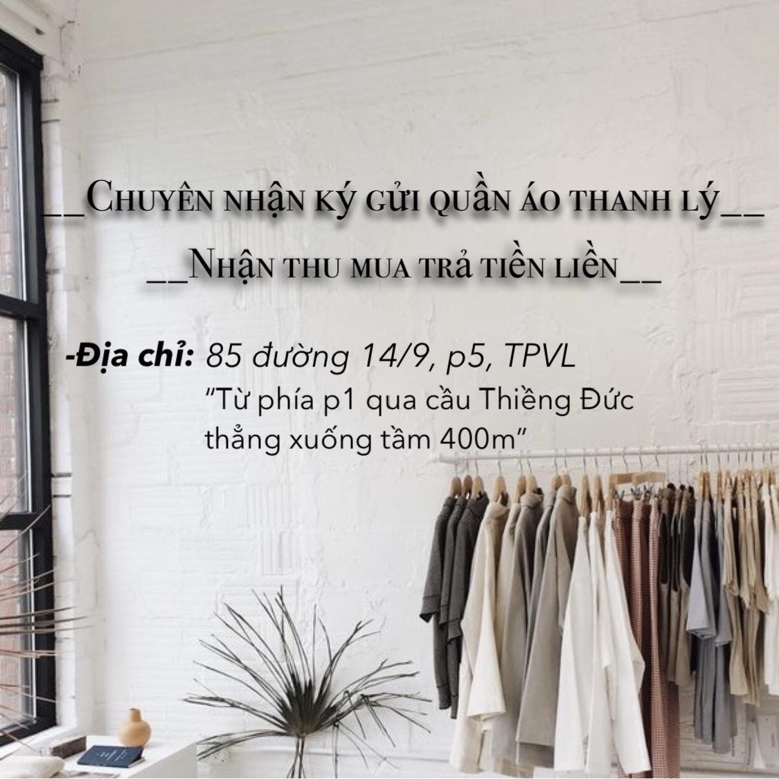 Oanh Oanh Shop ký gửi quần áo Vĩnh Long