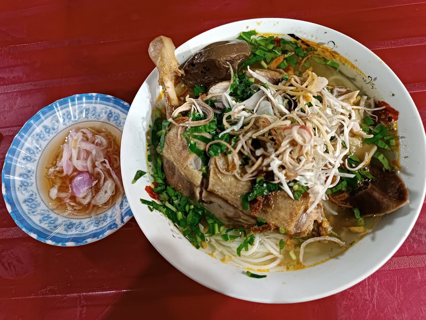 món hoa Sóc Trăng Bún vịt nấu tiêu