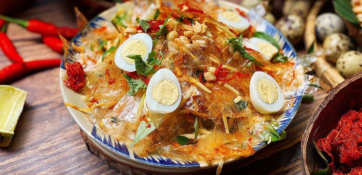 bánh tráng trộn Sài Gòn