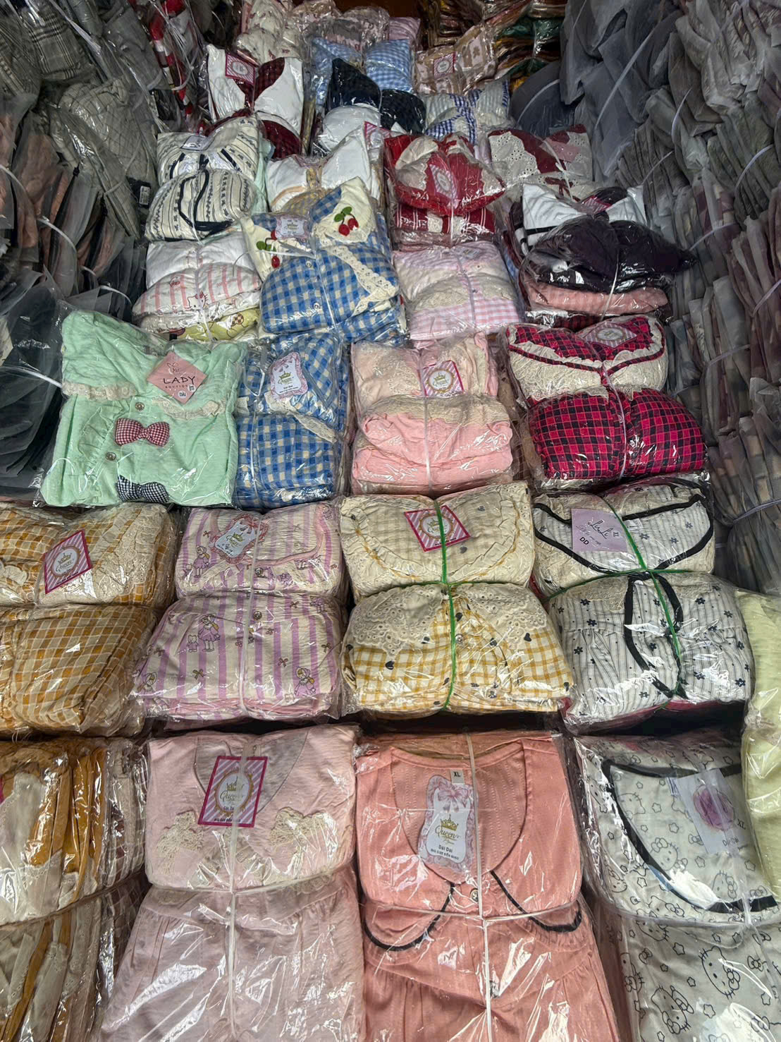 thu mua đồ bộ pyjama, thu mua đồ bộ mặc nhà